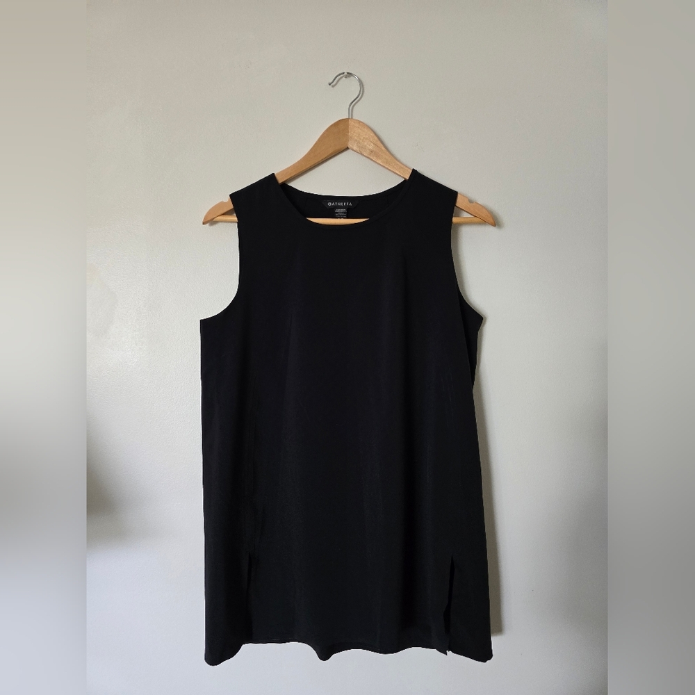 Athleta Small Tall Womens Thin Leightweight Athletic Black Sleeveless Tank